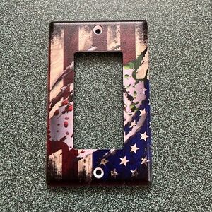 Mexican American Flag Mexico Independence Day Light Switch Plate
